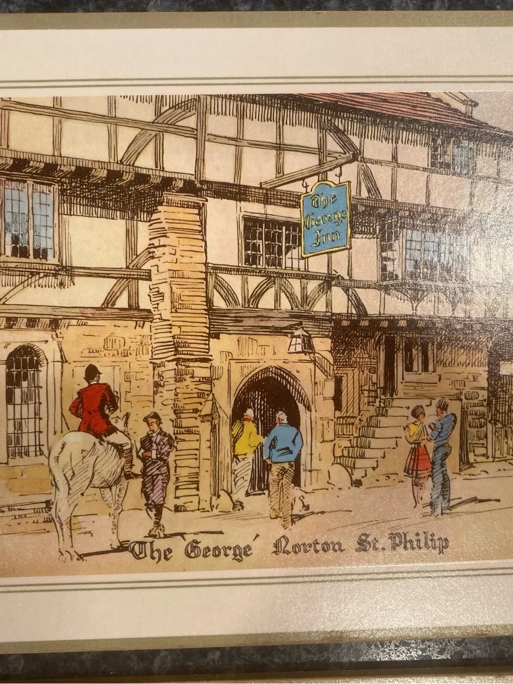 Pimpernel UK English vintage placemats  historic pubs